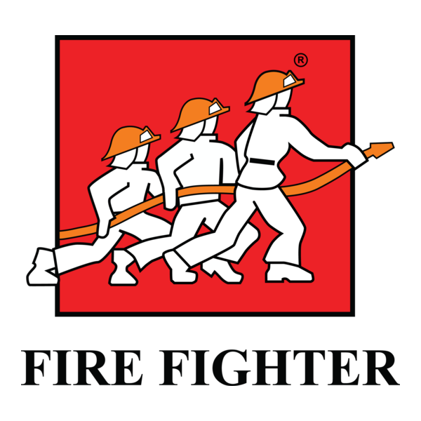 Fire Fighter Logo PNG Vector