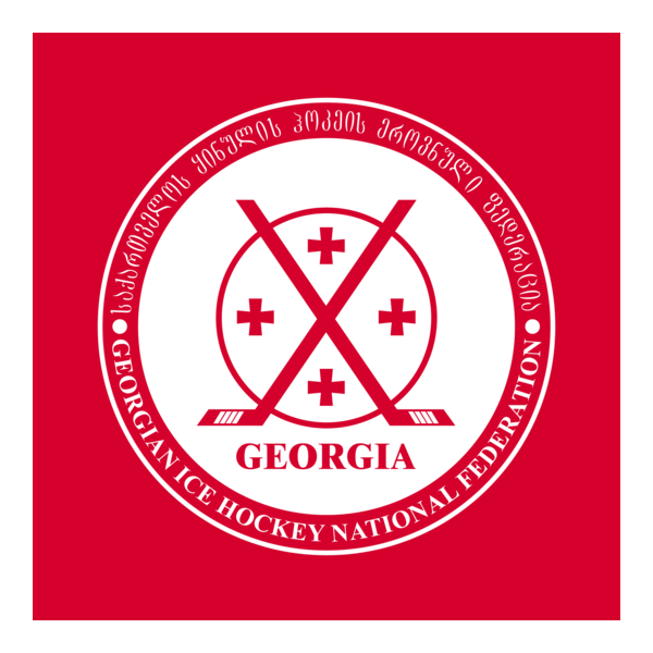 Georgian Ice Hockey Federation Logo PNG Vector