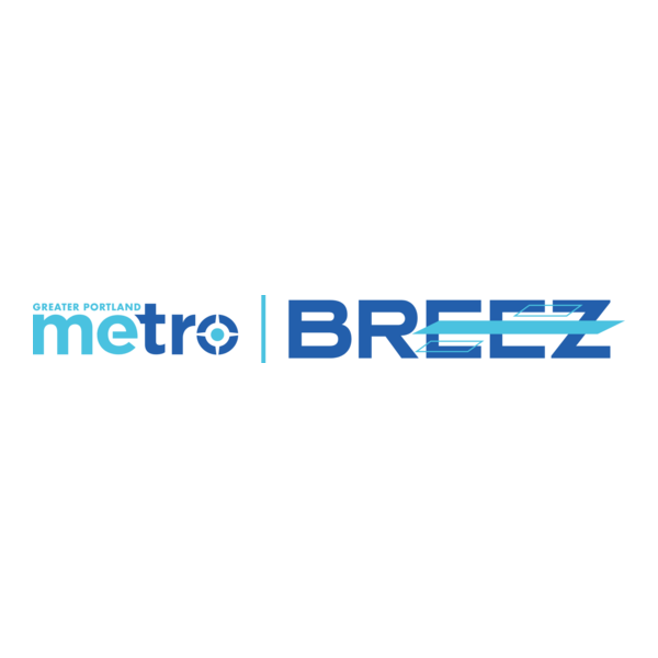Greater Portland Metro and BREEZ Logo PNG Vector