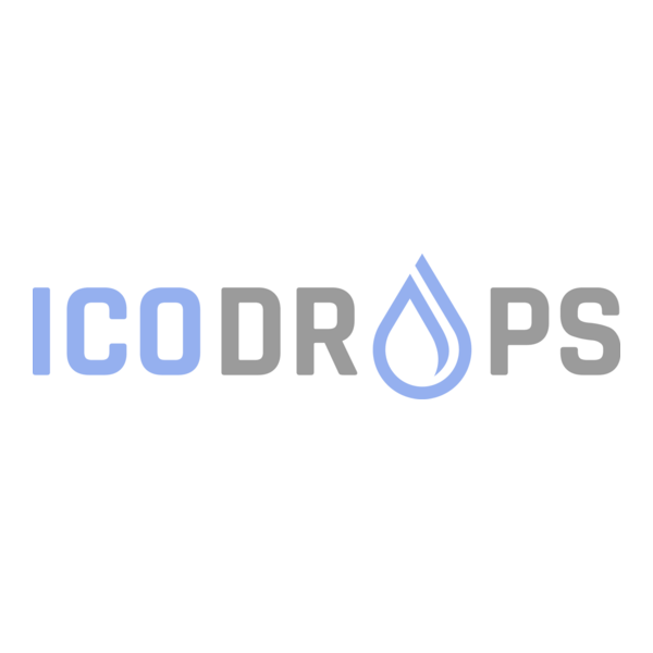 ICO Drops Logo PNG Vector