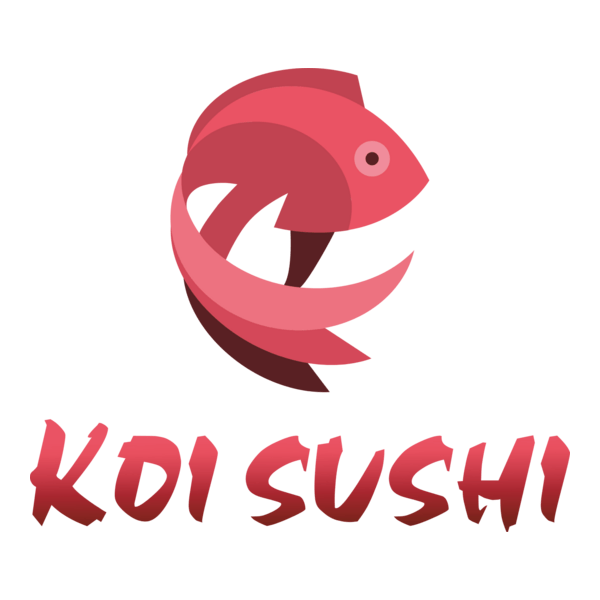 Koi Sushi Logo PNG Vector
