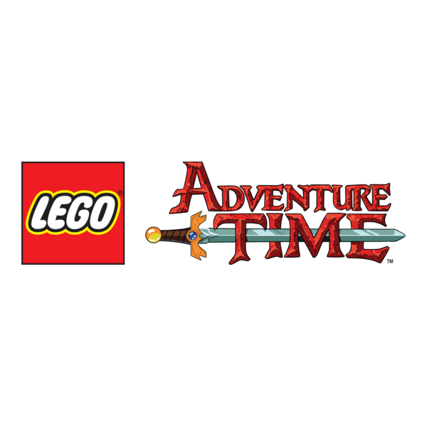 Lego Adventure Time Logo PNG Vector