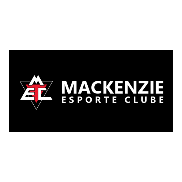 Mackenzie Esporte Clube - Horizontal Fundo Preto Logo PNG Vector
