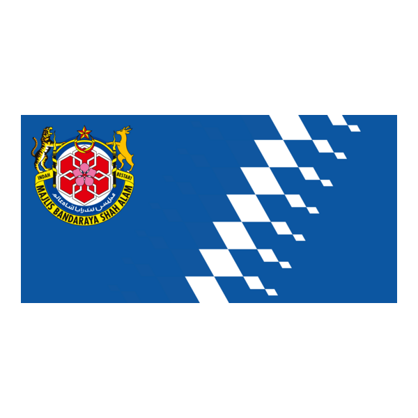 Majlis Bandaraya Shah Alam MBSA Flag Logo PNG Vector