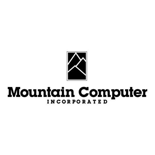 Mountain Computer Logo PNG Vector