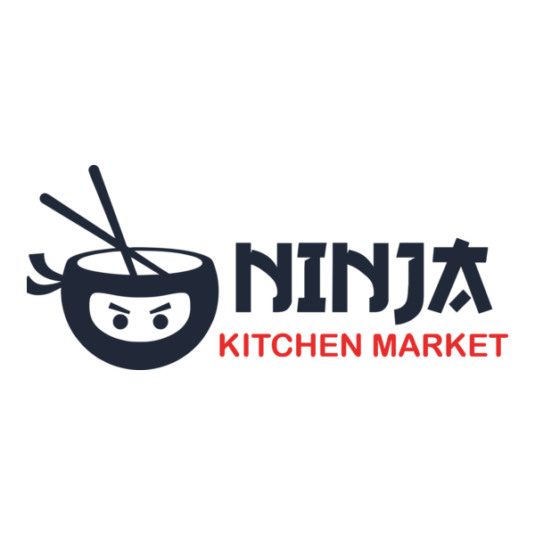 Ninja Kitchen Market Logo PNG Vector
