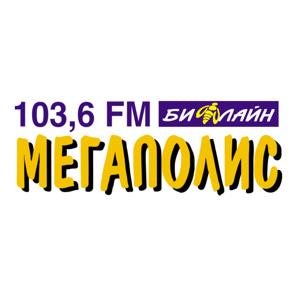 Radio Beeline-MEGAPOLIS 103.6 FM Logo PNG Vector