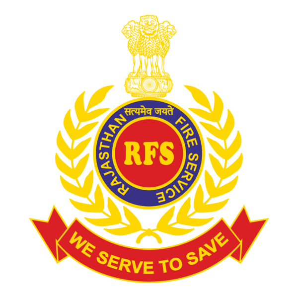 Rajasthan_Fire Service Government of INDIA Logo PNG Vector