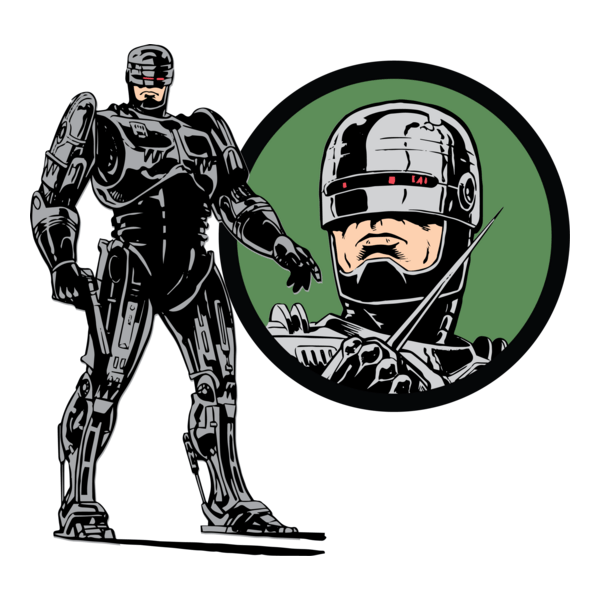 Robocop Comic Logo PNG Vector