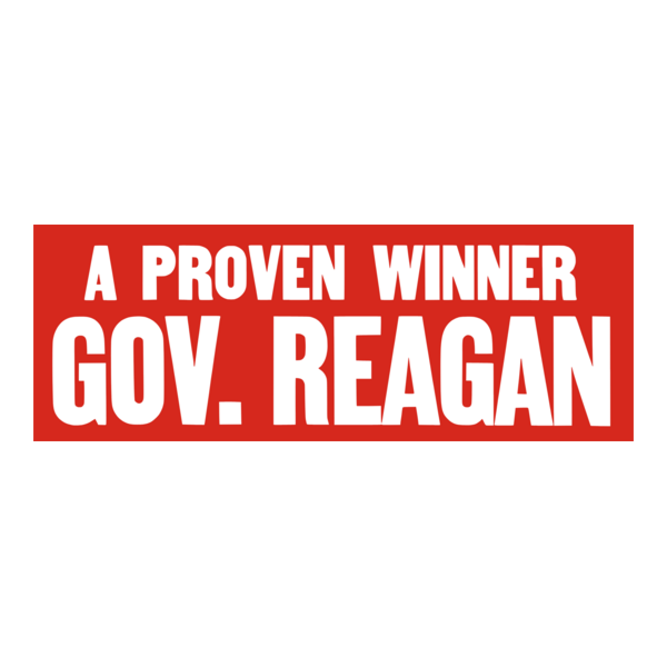 Ronald Reagan 1968 campaign Logo PNG Vector