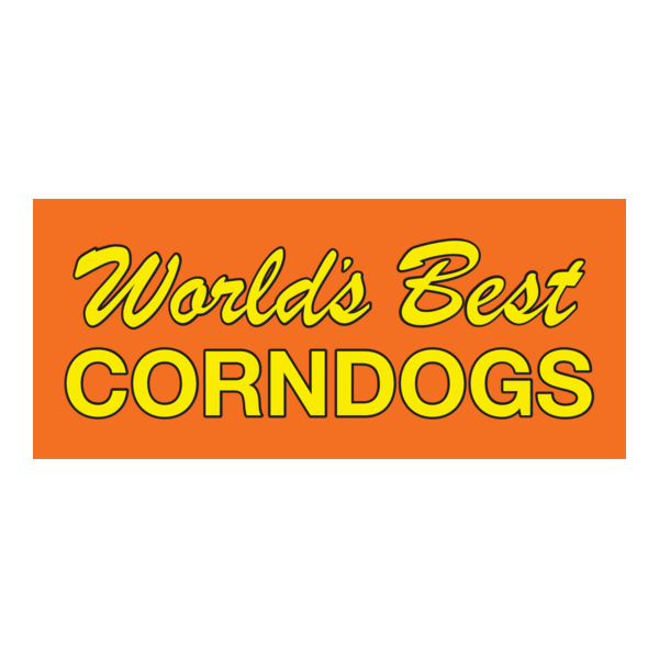 World’s Best CornDogs Logo PNG Vector