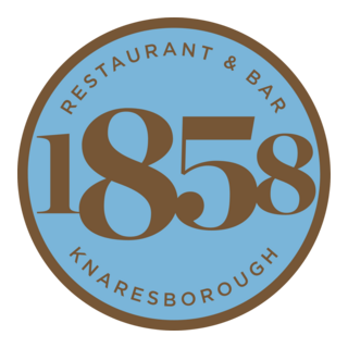 1858 Restaurant & Bar Logo PNG Vector