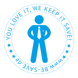 BE SAVE Sicherheit & Service Logo PNG Vector