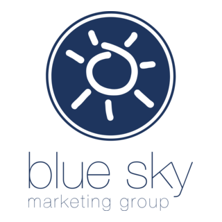 Blue Sky Marketing Logo PNG Vector