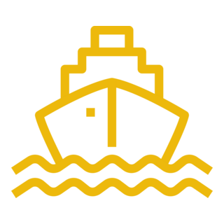 Chao Phraya Express Boat yellow Logo PNG Vector