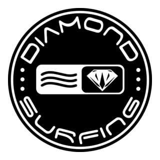 Diamond Surfing Logo PNG Vector