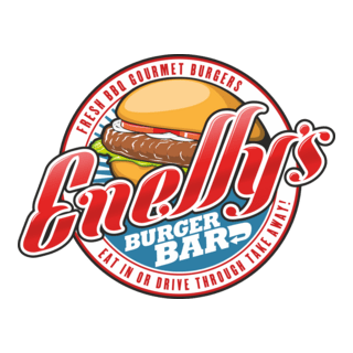 Enelly's Burger Bar Logo PNG Vector