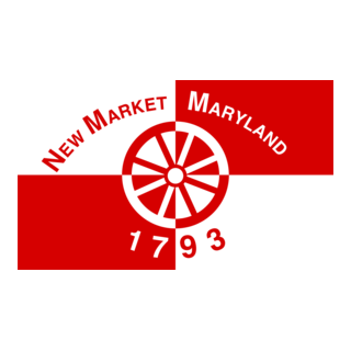 Flag of New Market, Maryland Logo PNG Vector