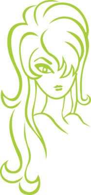 Girl Logo PNG Vector