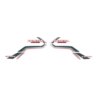 Honda CG 125 1988 Logo PNG Vector