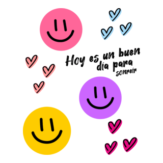 HOY ES UN BUEN DIA PARA SONREIR Logo PNG Vector