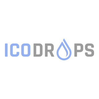 ICO Drops Logo PNG Vector