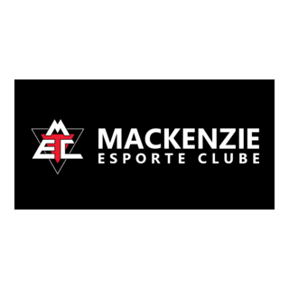 Mackenzie Esporte Clube - Horizontal Fundo Preto Logo PNG Vector