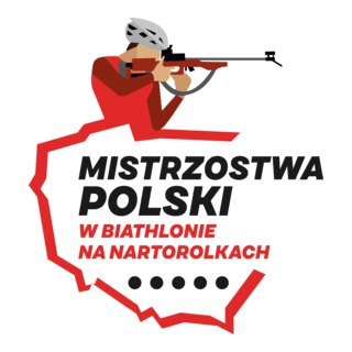 Mistrzostwa Polski w biathlonie na nartorolkach Logo PNG Vector