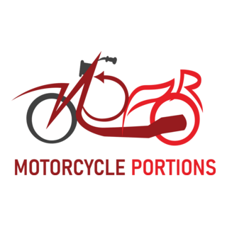 Motorcycle Portions Logo PNG Vector