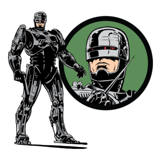 Robocop Comic Logo PNG Vector