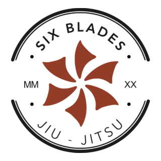 Six Blades Jiu-Jitsu Logo PNG Vector