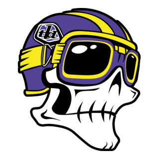 Skully Troy Lee Design Logo PNG Vector