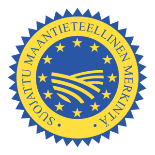 Suojattu Maantieteellinen Merkintä (SMM) Logo PNG Vector