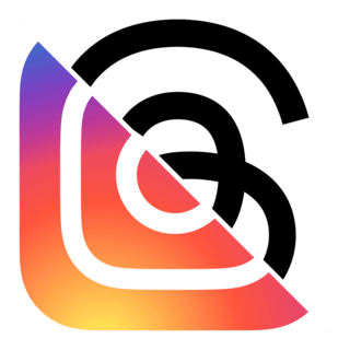 Threads-Instagram combined Logo PNG Vector