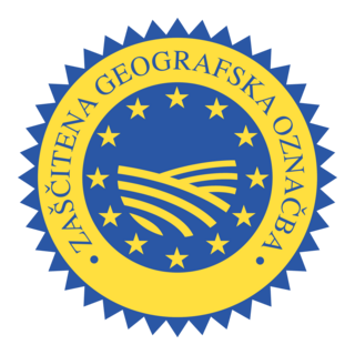 Zaščitena Geografska Označba (ZGO) Logo PNG Vector