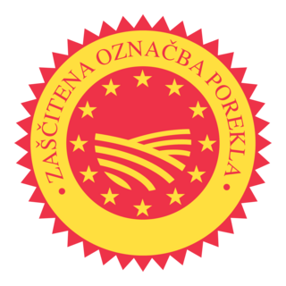 Zaščitena Označba Porekla (ZOP) Logo PNG Vector