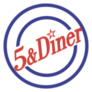 5 & Diner Logo PNG Vector