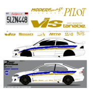 ARTE DECAL honda civic coupe fast and furious DANN Logo PNG Vector
