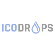 ICO Drops Logo PNG Vector