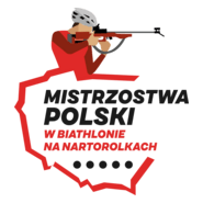 Mistrzostwa Polski w biathlonie na nartorolkach Logo PNG Vector