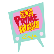 The 50's Prime Time Café Logo PNG Vector