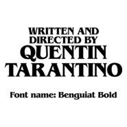 Written and directed by Quentin Tarantino Logo PNG Vector