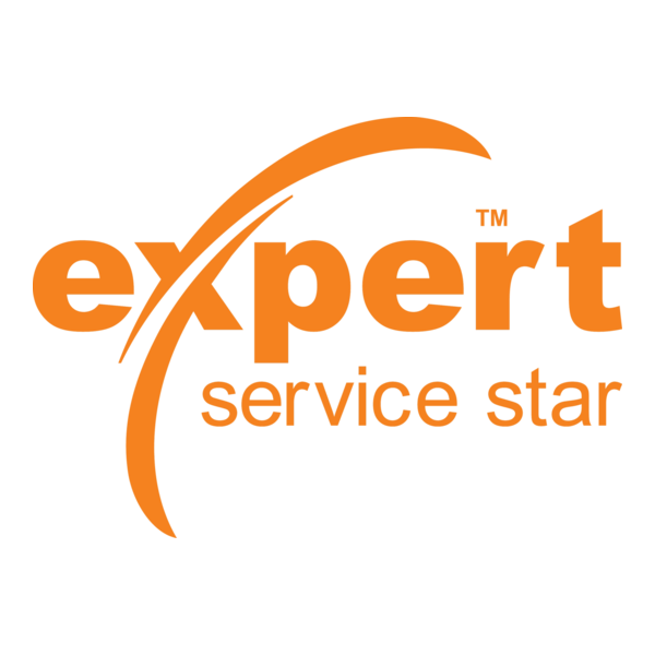 Expert Service Star Logo PNG Vector