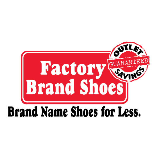 Factory Brand Shoes Logo PNG Vector
