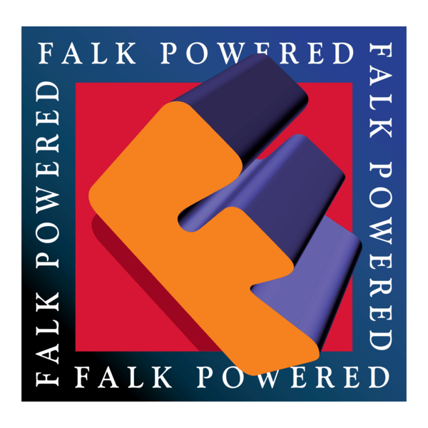 Falk Powered Logo PNG Vector