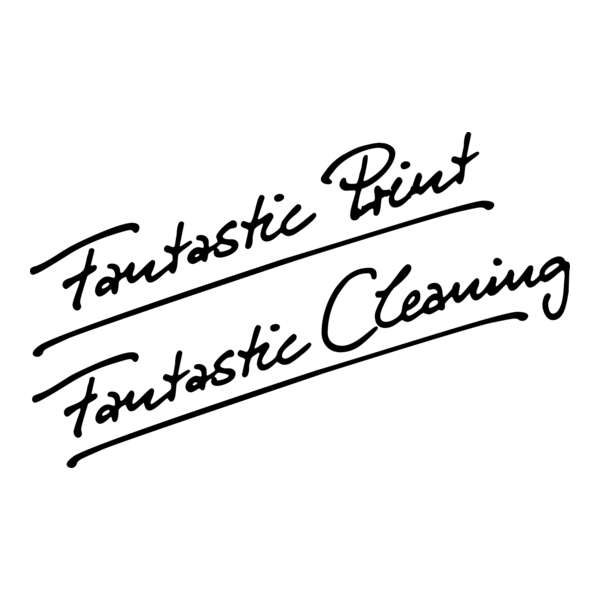 Fantastic Print Fantastic Cleaning Logo PNG Vector