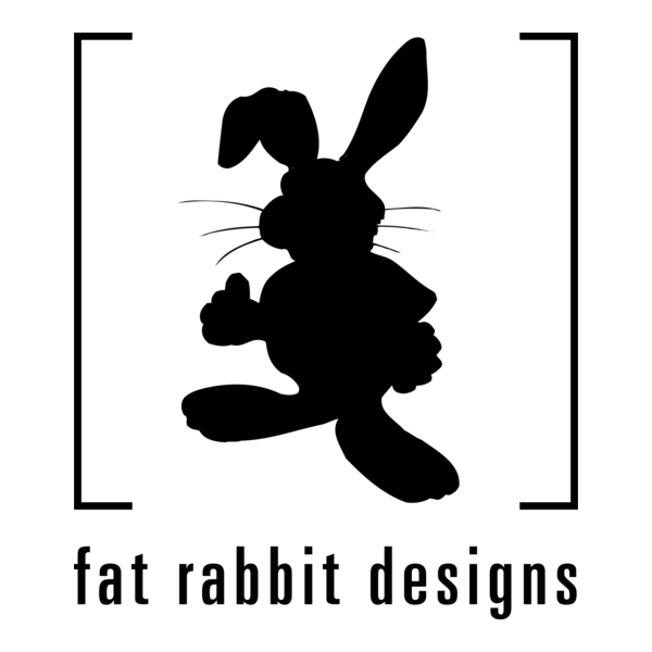 Fat Rabbit Designs Logo PNG Vector
