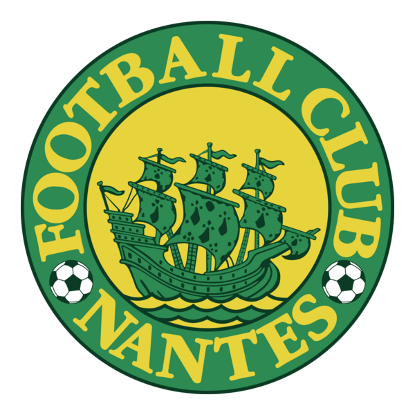 FC Nantes 70's Logo PNG Vector