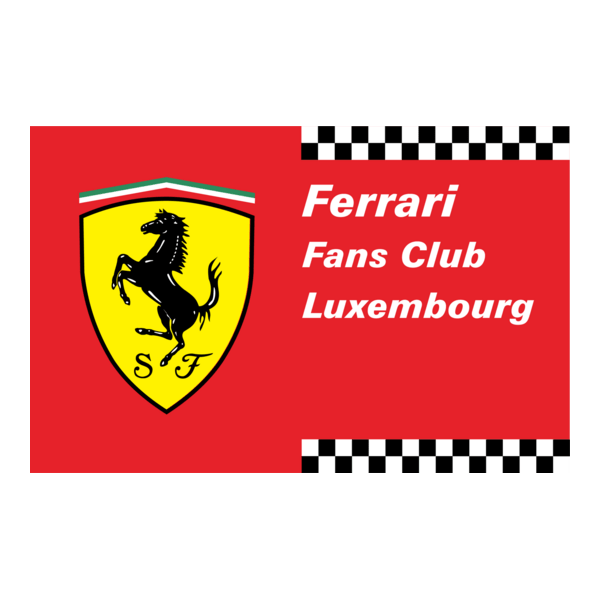 Ferrari fans Club Luxembourg Logo PNG Vector