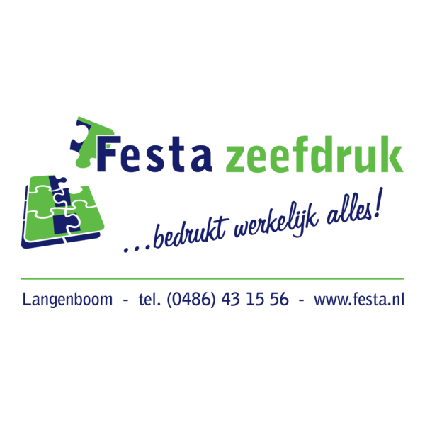 Festa zeefdruk Logo PNG Vector